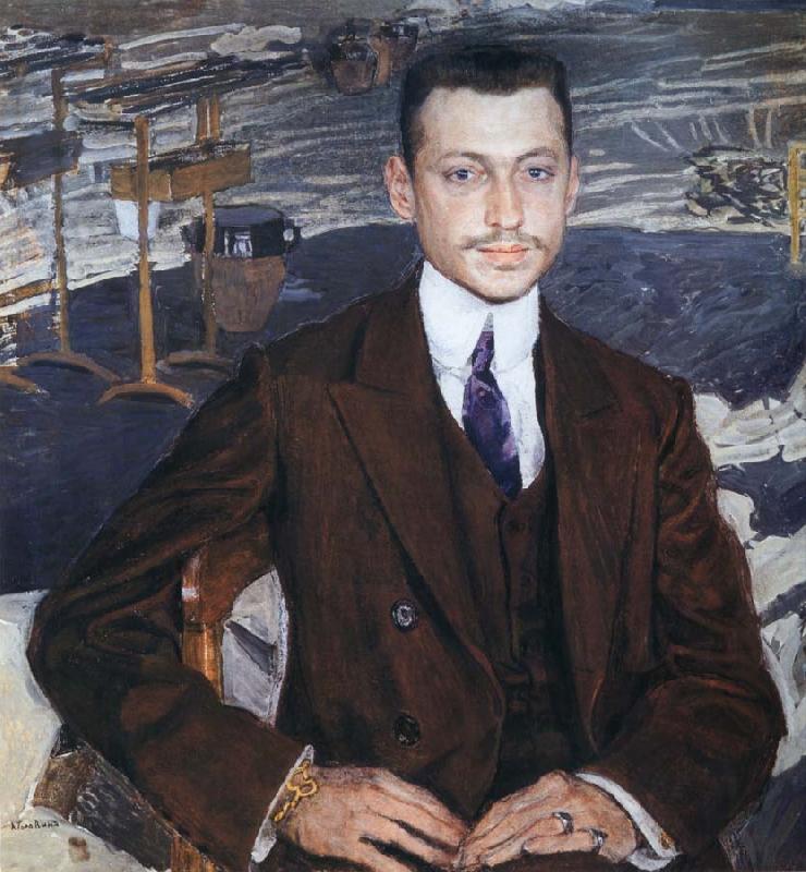 Alexander Yakovlevich GOLOVIN Portrait of Comte Sweden oil painting art